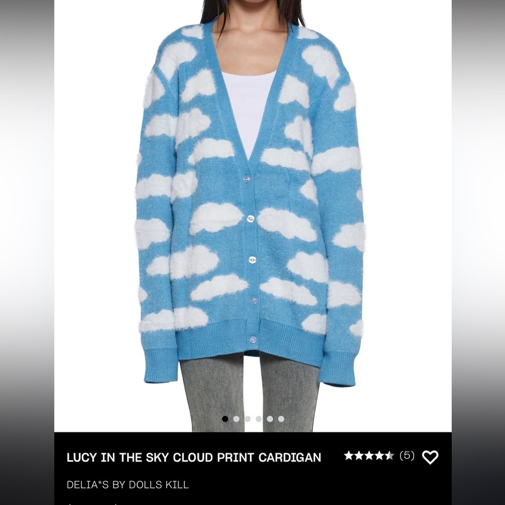 Delia’s by Dolls Kill cloud sweater